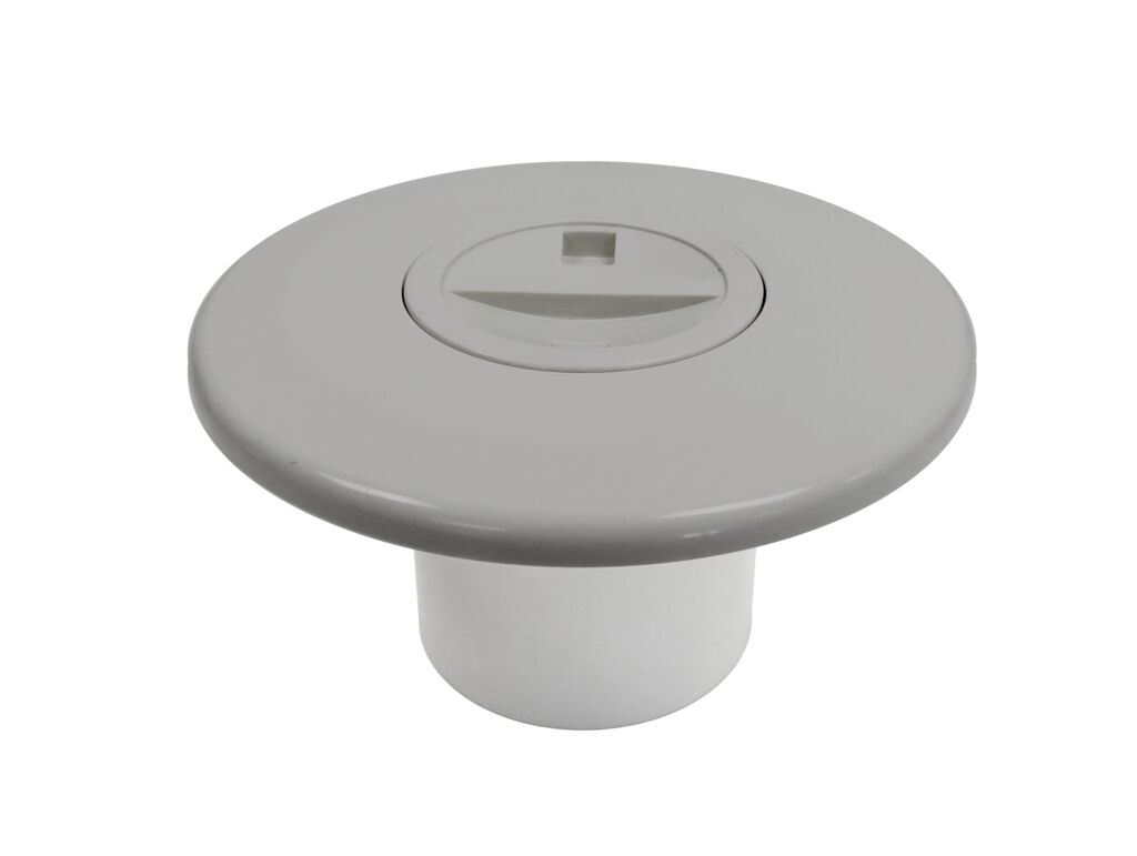 00300 CL 129 | Boquilla de aspiración - para piscinas de hormigón -  Gris claro