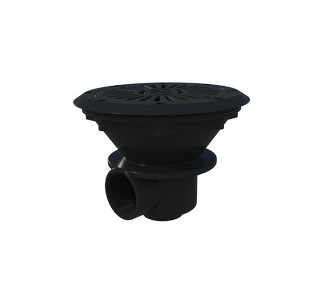 00271 CL 144 | Sumideros redondos - para piscinas de liner y de poliéster- Antracita
