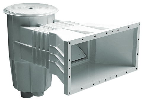 Skimmer with round cover - for liner pools photo
