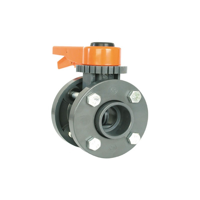 2300075 | Butterfly valve with flanges D75